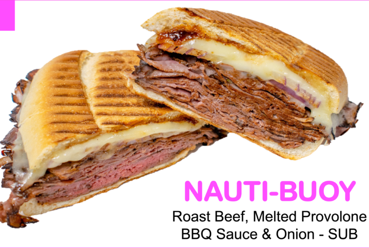 Roast Beef, Melted Provolone BBQ Sauce & Onion on a SUB