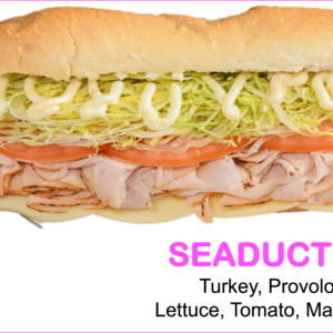 Turkey, Provolone, Lettuce, Tomato, Mayo on a Sub