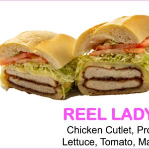 chicken cutlet sandwich with provolone lettuce tomato mayo