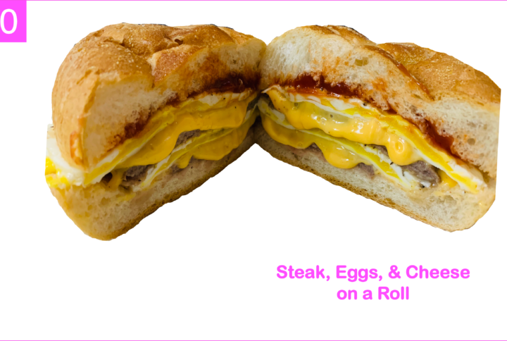 Steak Eggs & Cheese on a Roll