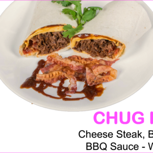 BBQ Cheese Steak Bacon Wrap